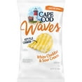 Cape Cod Waves Potato MMF7 Chips Wavy Cut White Cheddar & Sour Cream, 7