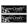 thumbnail image 1 of Cape Craft Classic Racing 10" long Stickers, 1 of 2