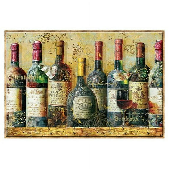 Wine Collection Framed Wall Canvas