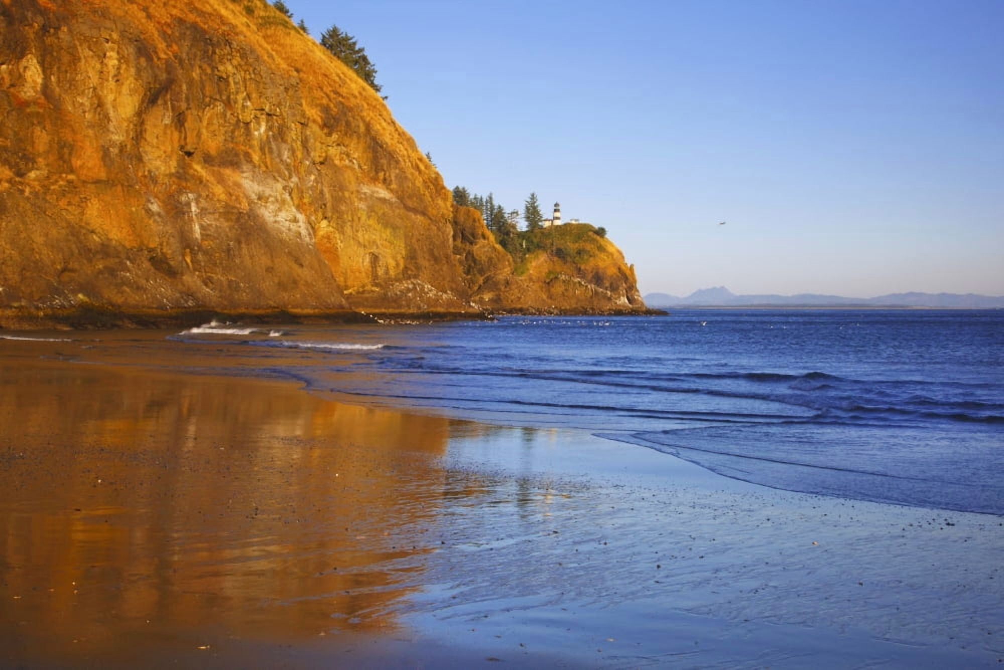Cape Disappointment Lighthouse Ilwaco Washington United States of America Canvas Art - Craig Tuttle Design Pics (38 x 24)