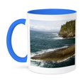 thumbnail image 1 of Cape Flattery, Makah Nation Tribal Lands, Washington - Us48 Tdr0151 - Trish Drury, 11oz Two-Tone Blue Mug, 1 of 7