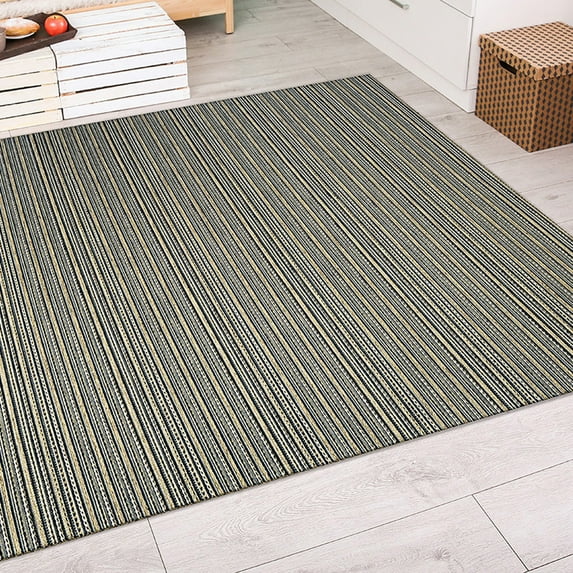 Cape Harwich Black-Gold Indoor/Outdoor Area Rug - Multiple Sizes