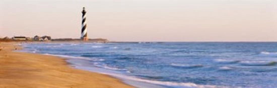 Cape Hatteras Lighthouse Hatteras Island North Carolina Canvas Art - Panoramic Images (38 x 12)