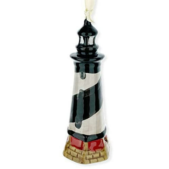 Cape Hatteras Lighthouse Ornament Porcelain Art Hanging Figurine