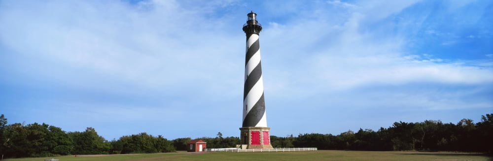 Cape Hatteras Lighthouse Outer Banks Buxton North Carolina USA Canvas Art - Panoramic Images (27 x 9)