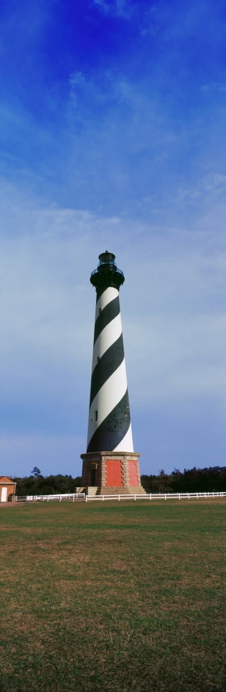 Cape Hatteras Lighthouse Outer Banks Buxton North Carolina USA Canvas Art - Panoramic Images (36 x 12)