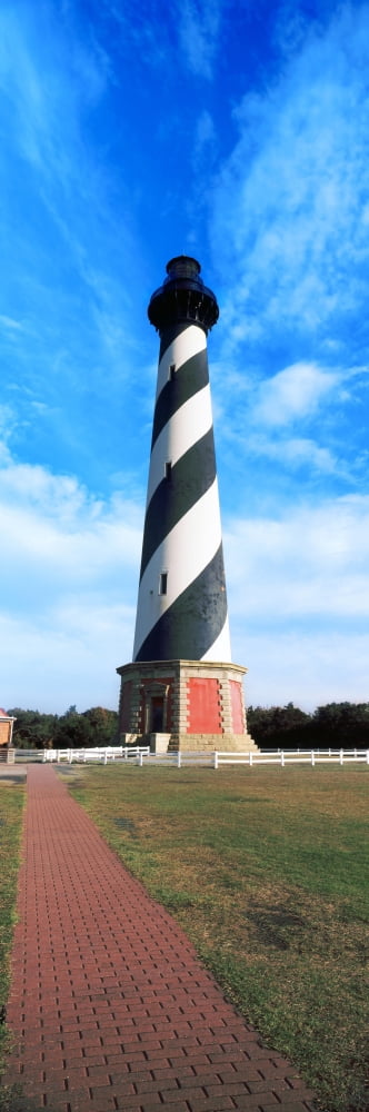 Cape Hatteras Lighthouse Outer Banks Buxton North Carolina USA Canvas Art - Panoramic Images (36 x 12)