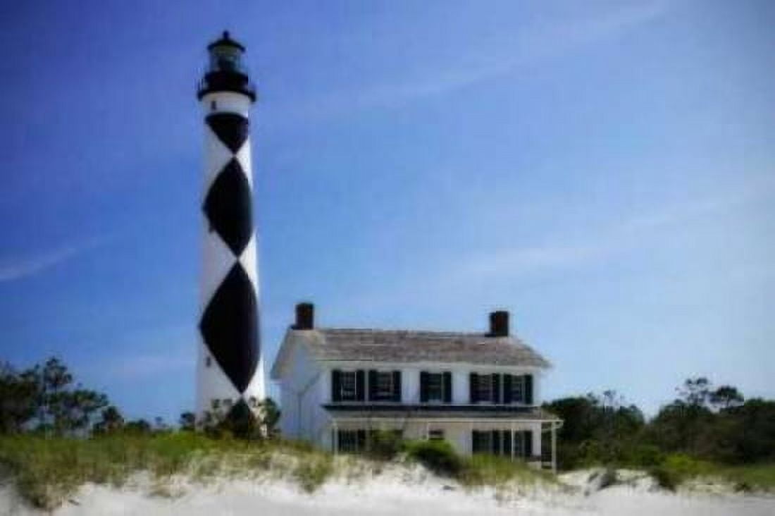 Cape Lookout Light II Canvas Art - Alan Hausenflock (24 x 36)