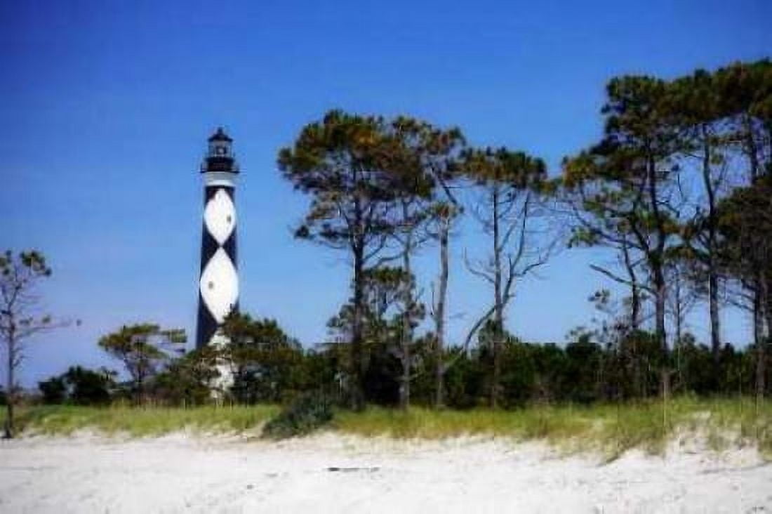 Cape Lookout Light III Canvas Art - Alan Hausenflock (12 x 18)