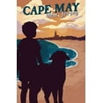 thumbnail image 1 of Cape May, New Jersey, Boy and Dog on Beach (16x24 Giclee Gallery Art Print, Vivid Textured Wall Decor), 1 of 3