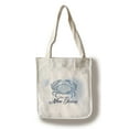 thumbnail image 1 of Cape May, New Jersey - Crab - Blue - Coastal Icon - Lantern Press Artwork (100% Cotton Tote Bag - Reusable), 1 of 1