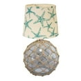 thumbnail image 1 of Cape Netted Glass Teal Starfish Accent Lamp, 1 of 4