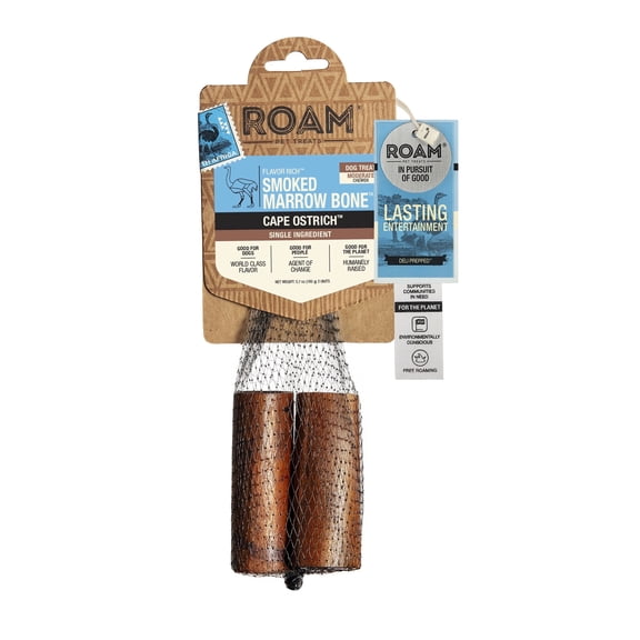 Cape Ostrich Smoked Marrow Bones - small