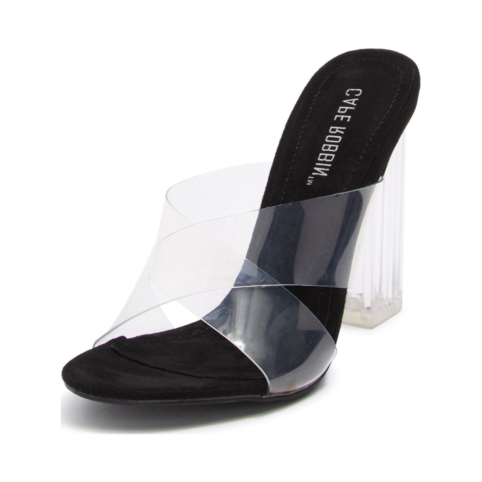 block heel open toe shoes