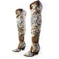 thumbnail image 1 of Cape Robbin | HILDA OVER THE KNEE THIGH HIGH CHUNKY LOW HEELED BOOTS-ANIMAL (Animal, 11), 1 of 3