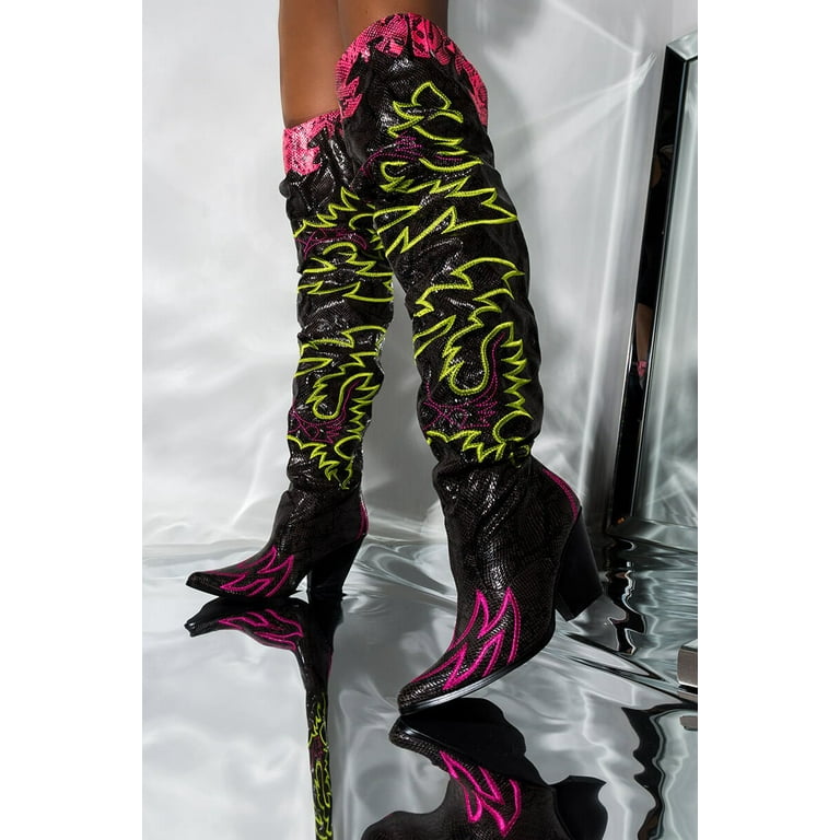 Cape robbin thigh high cowboy clearance boots