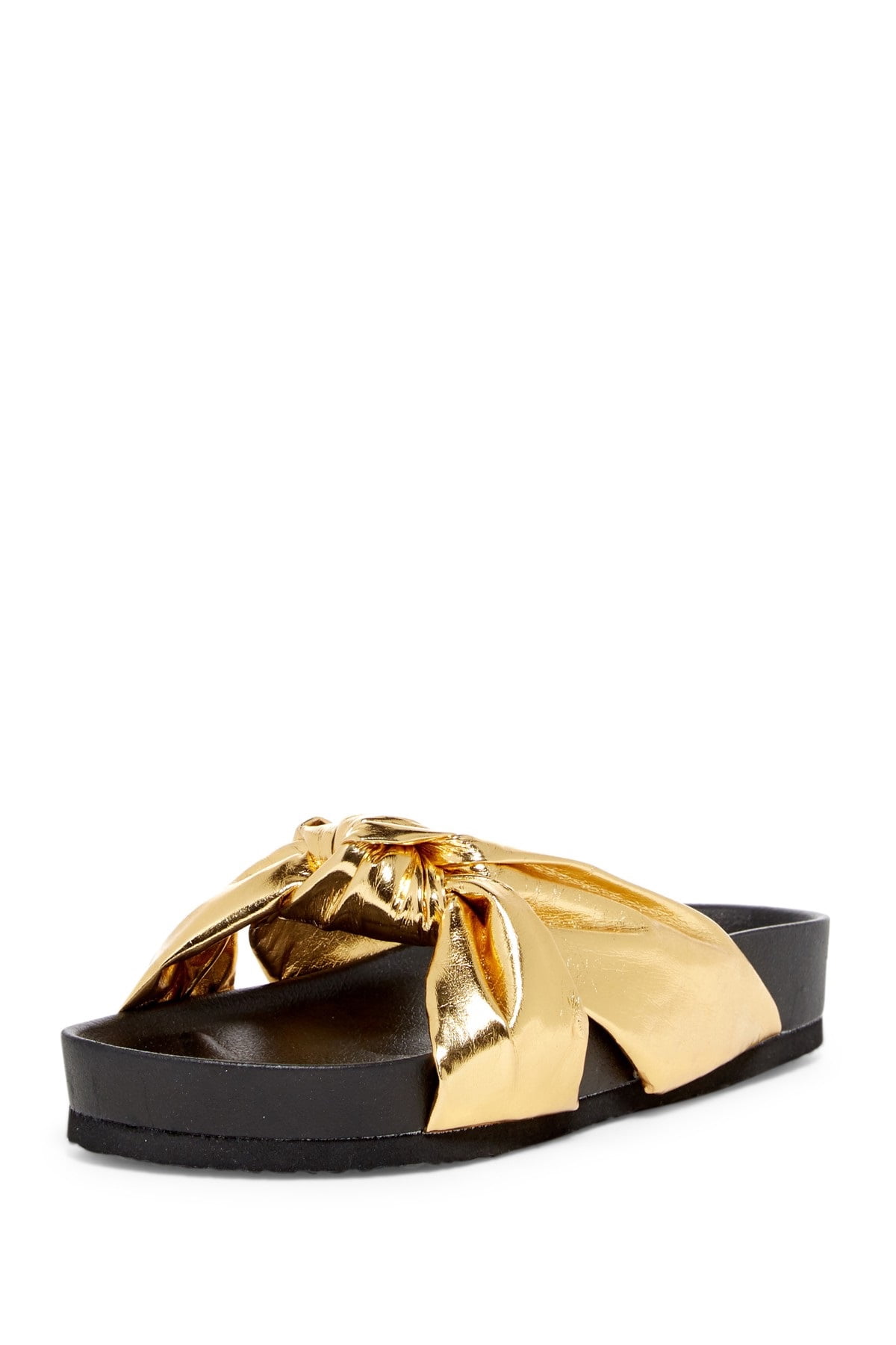 Cape Robbin Moira-35 Slip On Flat Sandals - Open Toe Flatform Slide Sandals For Women