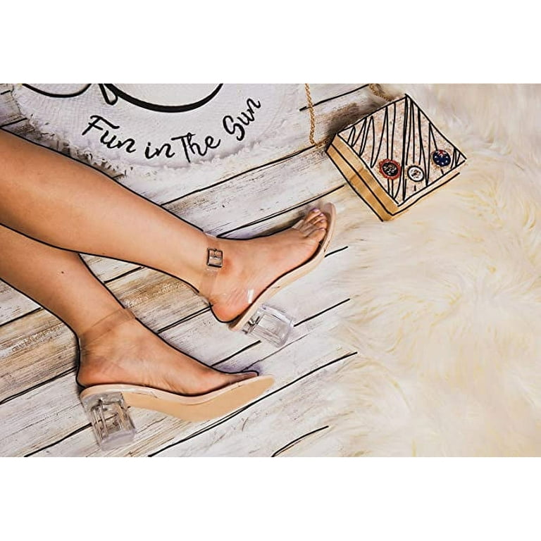 Nude strappy low heels cheap