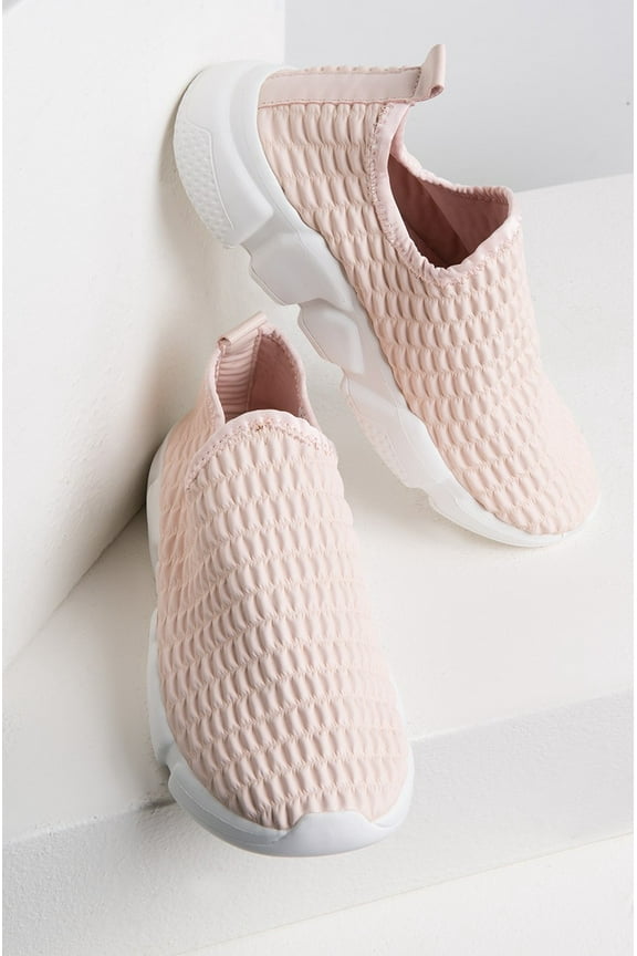Women's Xayah-3 Nude Quilted Fashion Cloud Nine Slip On Sneakers (5)
