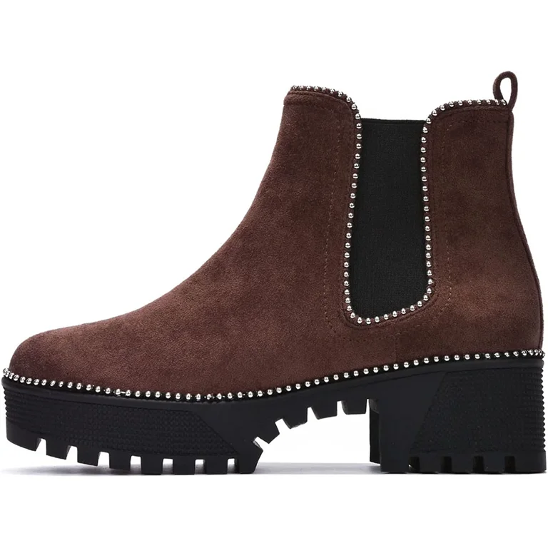 Cape Robbin Womens Tilda Ankle Boots BRN 10 Walmart