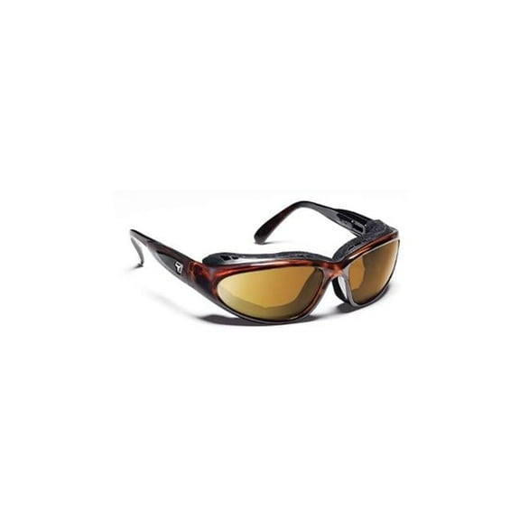 Cape Sharp View Polarized Gray Sunglasses- Dark Tortoise - Small & Large
