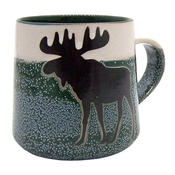 Cape Shore Artisan Coffee Tea Mug Cup, Moose, Gifts for Birthday Christmas, 16 Oz