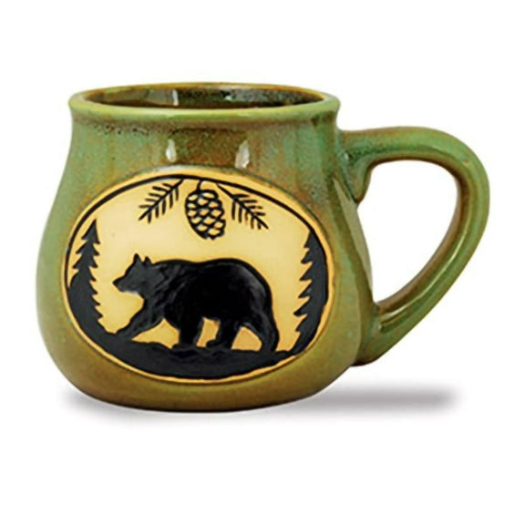 Cape Shore Bean Pot Coffee Tea Mug Cup - Bear Gifts for Birthday Christmas, 16 Oz