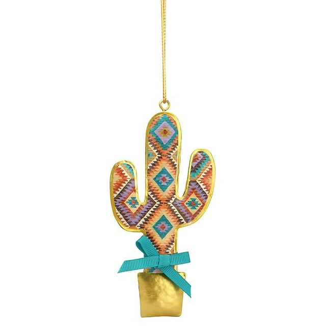 Cape Shore Christmas Resin MMF7 Ornament, Cactus, Holiday Tree Decoration, Home Collection 878