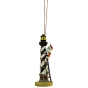 Cape Shore Santa Hatteras Lighthouse Island Christmas Ornament