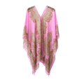 thumbnail image 1 of Cape Soft Sun Protection Women Chiffon Shawl Wrap for Evening Wedding Party Pink, 1 of 8