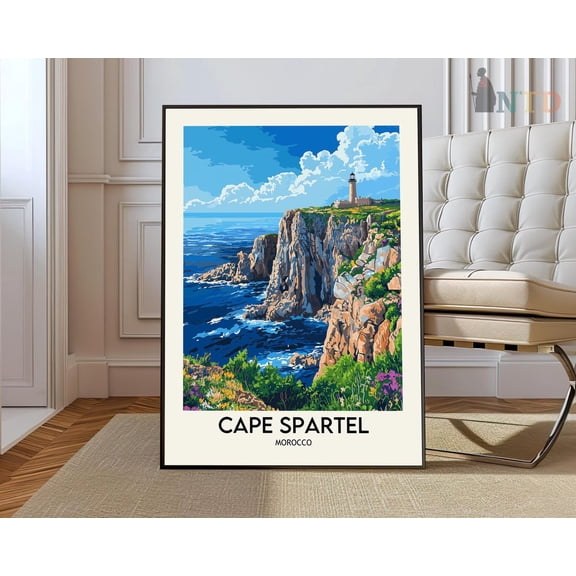 Cape Spartel Morocco Coast Poster Unframed Paper Print