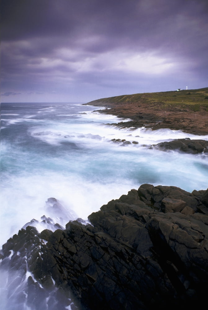 Cape Spear National Historic Site Newfoundland Canvas Art - David Nunuk Design Pics (22 x 34)