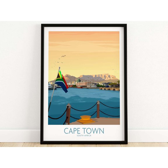 Cape Town Print South Africa Poster