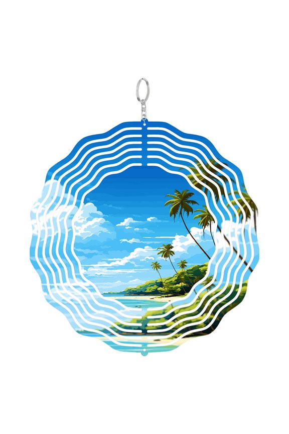 Cape Tribulation Wind Spinner, Kinetic 3D Australia Garden Art Outdoor Hanging