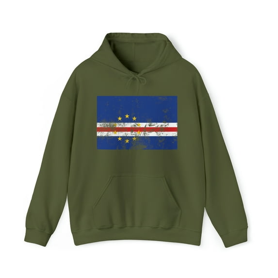 Cape Verde Cape Verdean Pride Flag Hoodie, Gifts, Hooded Sweatshirt