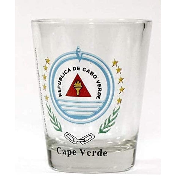Cape Verde Coat Of Arms Shot Glass