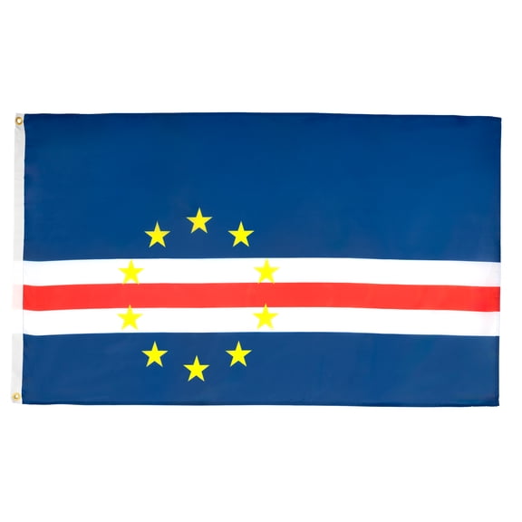 AZ FLAG Cape Verde Flag 2x3 ft 100D Polyester 2 Grommets 90x60 cm