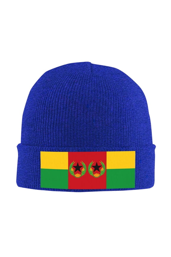 Cape Verde Flag Beanie Hat Men Women Warm Printed Cap Knit Beanies Hats Outdoor Winter Blue