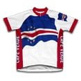 thumbnail image 1 of Cape Verde Flag Short Sleeve Cycling Jersey  for Women - Size S, 1 of 3