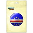 thumbnail image 1 of Cape Verde Flag Soccer Ball Futbol Football Refrigerator Button Magnet, 1 of 2