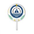 thumbnail image 1 of Cape Verde National Emblem Country Plastic Round Handheld Fan Decorations Craft, 1 of 2