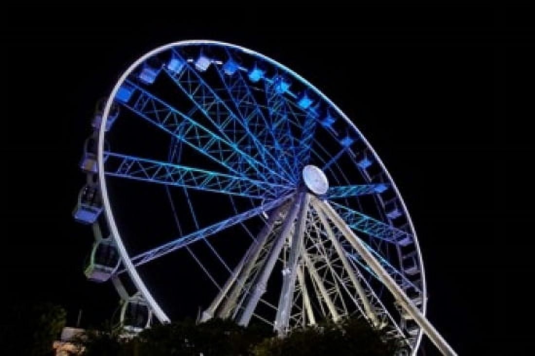 Cape Wheel Victoria and Alfred Waterfront Cape Town South Africa Canvas Art - David Wall DanitaDelimont (19 x 12)