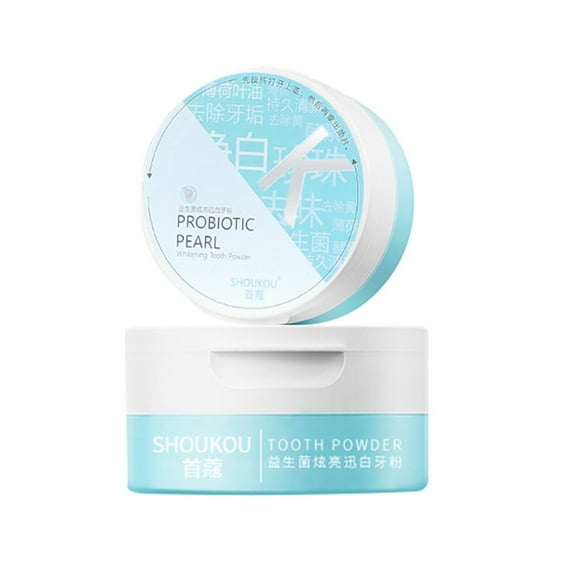 Capebale Probiotic Pearl Essence Tooth Cleaning Powder - Tooth Powder for Removing Tooth Stains, Yellowing, and Removing Bad Breath - 50g / 1.76οz