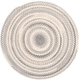 thumbnail image 1 of "Capel American Heritage Braided Area Rug 5' Round - Casual Traditional Indoor Rug in Shadow Grey - Walmart Exclusive!", 1 of 5