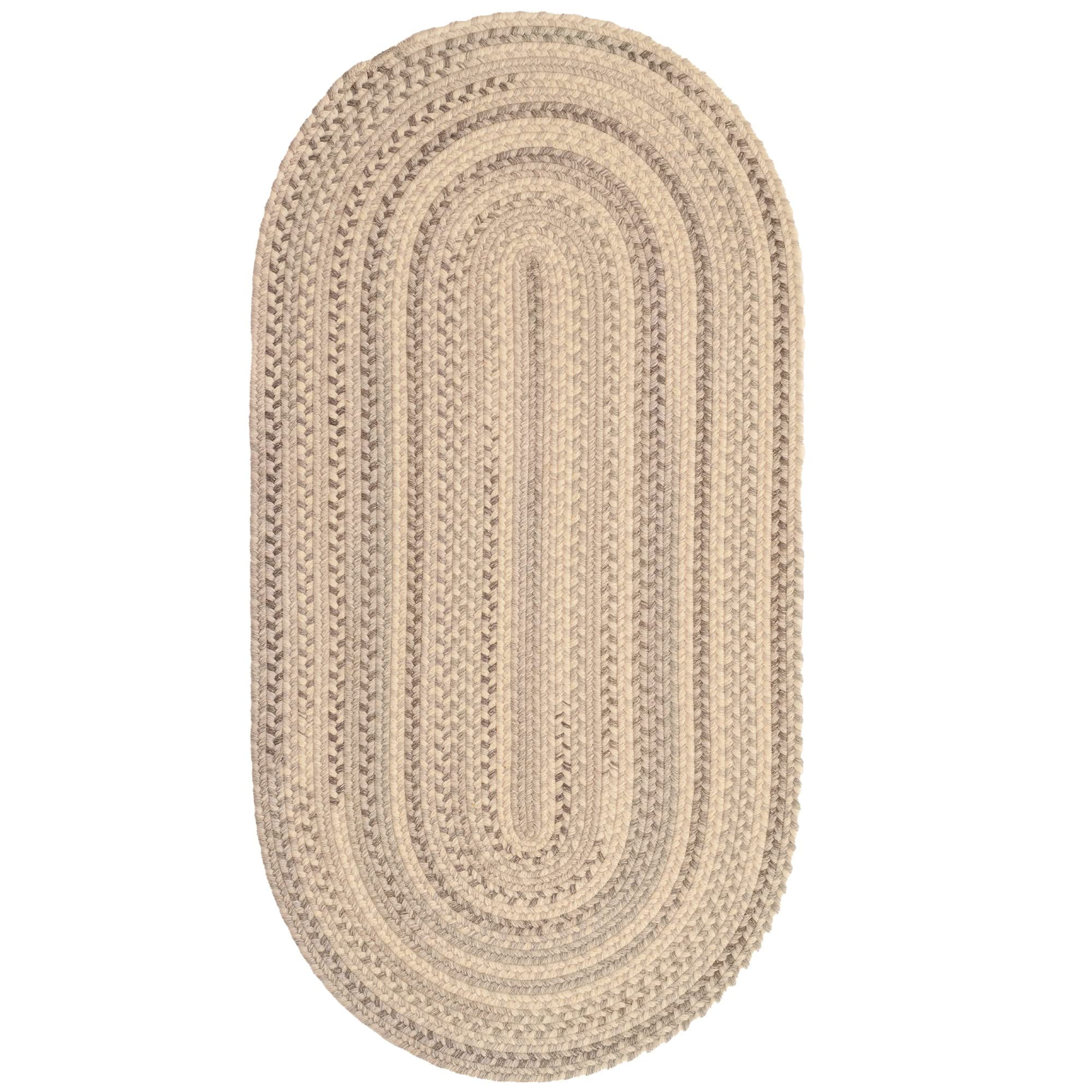 Capel American Heritage Braided Rug green multi