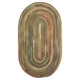 thumbnail image 1 of "Capel American Heritage Oval Runner Braided Area Rug - 2' 0" x 6' 0" Tan Multi | Traditional Indoor Rug for Living Room", 1 of 5