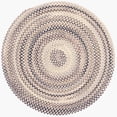 thumbnail image 1 of Capel American Heritage Pewter Braided Round Rug - 3ft Indoor Casual Living Room Rug, 1 of 5