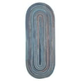 thumbnail image 1 of Capel American Heritage 2' x 8' Oval Runner Braided Area Rug - Barn Blue - Traditional & Casual Indoor Living Room Rug, 1 of 6