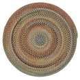 thumbnail image 1 of "Capel American Heritage Braided Area Rug 5' 0" Round - Olive Tan Round Rug for Living Room - Traditional Indoor Rug", 1 of 5