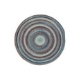thumbnail image 1 of "Capel Rugs American Heritage Braided Area Rug - 3ft Round - Barn Blue Color - Cozy Traditional Accent for Living Room", 1 of 6